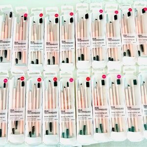 Real Techniques 24-Pc BULK/LOT New Box Brow Styling Set Dual-End Makeup Brushes